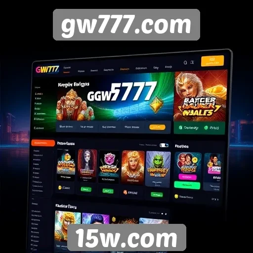 Interface de usuário do gw777.com e sua navegabilidade